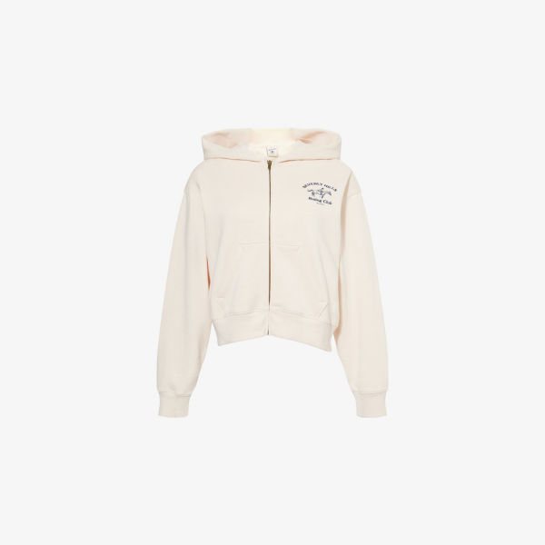 Худи Sporty & Rich Bh riding club укороченное из мягкого хлопкового джерси, бежевый
Худи Sporty & Rich Bh riding club укороченное из мягкого хлопкового джерси, бежевый