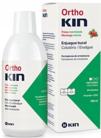 Кин Ортокин, Ополаскиватель для рта Клубника 500 мл, Kin 
Кин Ортокин, Ополаскиватель для рта Клубника 500 мл, Kin