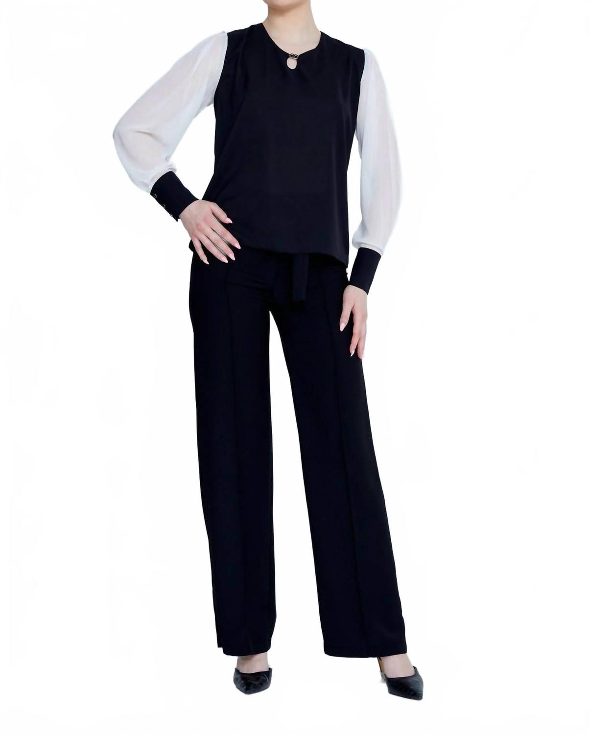 Длинный рукав однотонный классический блузка тусклый черный Zaalima Fashion
Длинный рукав однотонный классический блузка тусклый черный Zaalima Fashion