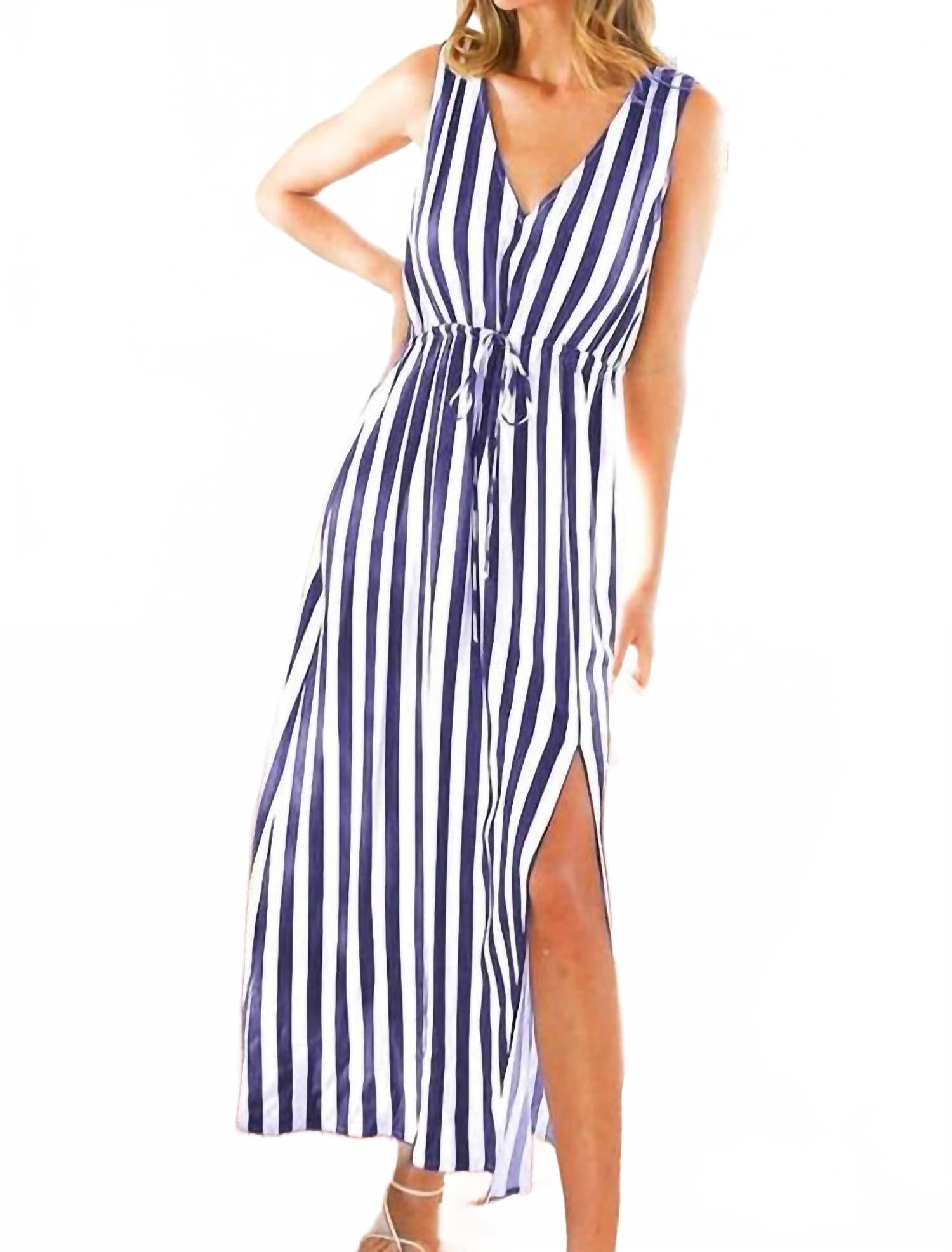 Макси-платье Seaside Stripes в темно-синем цвете Vine & Love
Макси-платье Seaside Stripes в темно-синем цвете Vine & Love