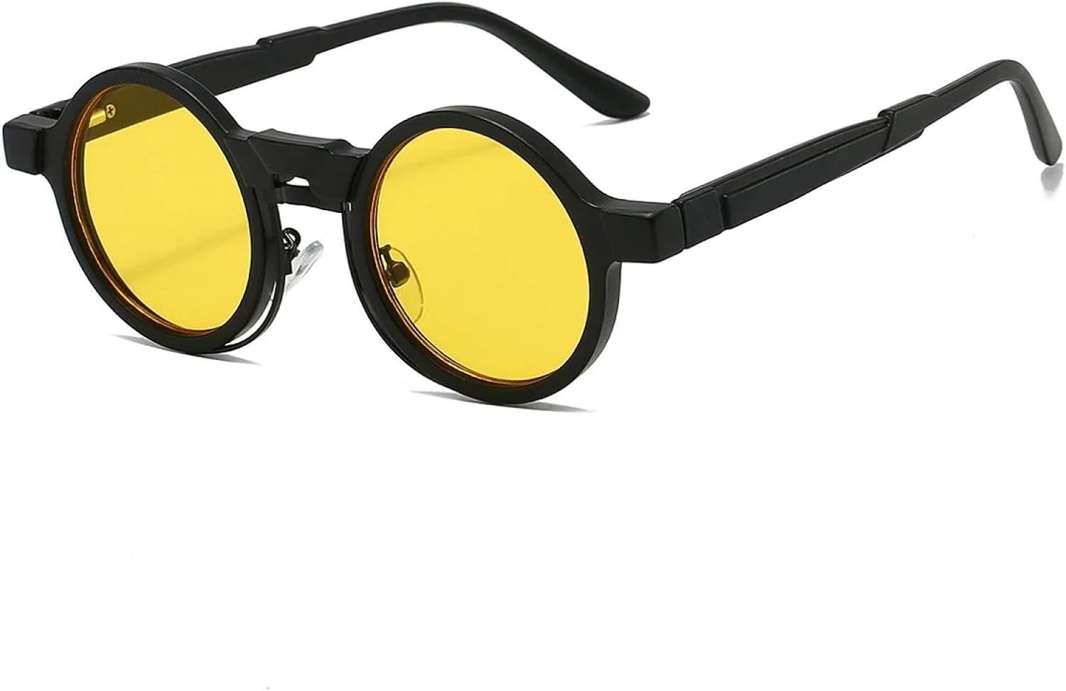 Солнцезащитные очки с защитой от УФ-излучения UV400 | Круглые мужские очки в металлической оправе с градиентным покрытием | Линзы конфетных цветов для занятий спортом на открытом воздухе и вождения DSVIGF, Black-yellow
Солнцезащитные очки с защитой от УФ-излучения UV400 | Круглые мужские очки в металлической оправе с градиентным покрытием | Линзы конфетных цветов для занятий спортом на открытом воздухе и вождения DSVIGF, Black-yellow