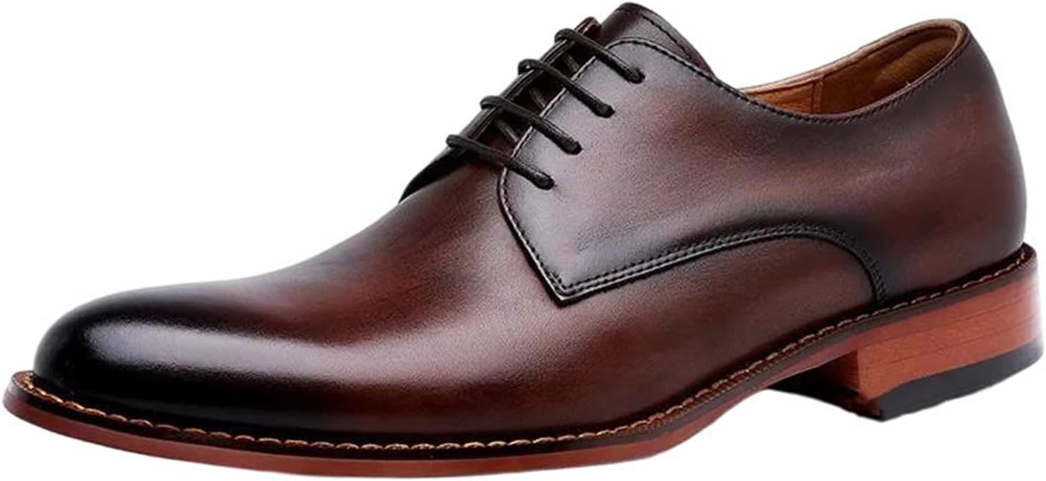 Мужские классические туфли с простым носком, полусезонные, деловые, из кожи, на шнуровке, удобные, для официальной работы, повседневный стиль Generic, темно-коричневый
Мужские классические туфли с простым носком, полусезонные, деловые, из кожи, на шнуровке, удобные, для официальной работы, повседневный стиль Generic, темно-коричневый