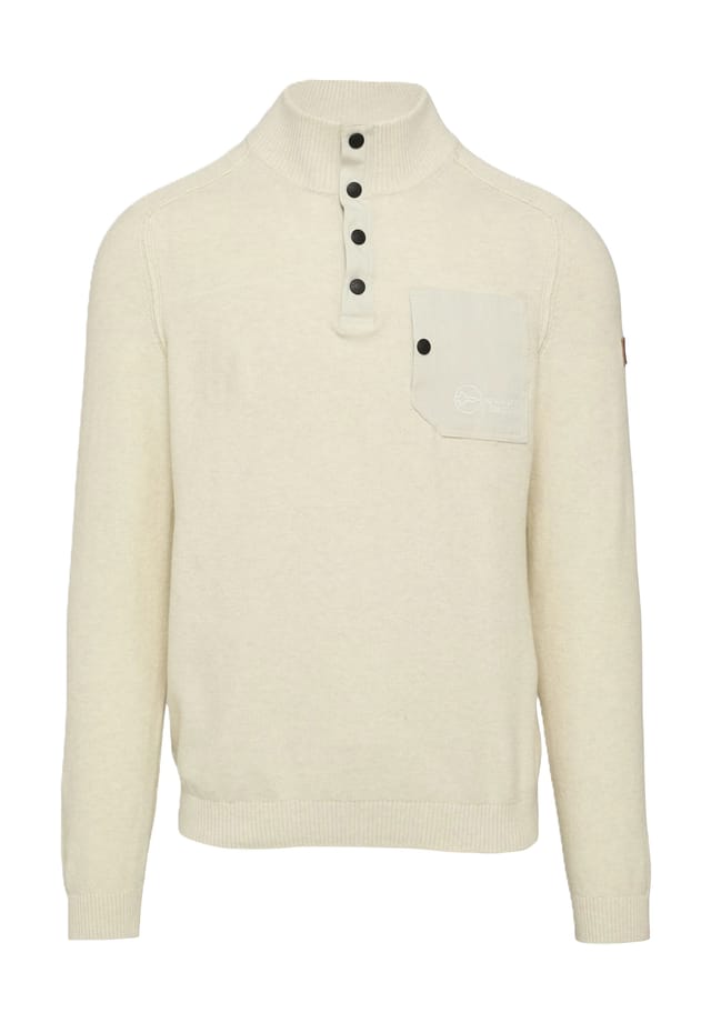 Вязаный свитер troyer S.Oliver, белый 
Вязаный свитер troyer S.Oliver, белый