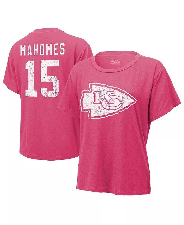Женская футболка Patrick Mahomes Pink Distressed с именем и номером Kansas City Chiefs Majestic
Женская футболка Patrick Mahomes Pink Distressed с именем и номером Kansas City Chiefs Majestic