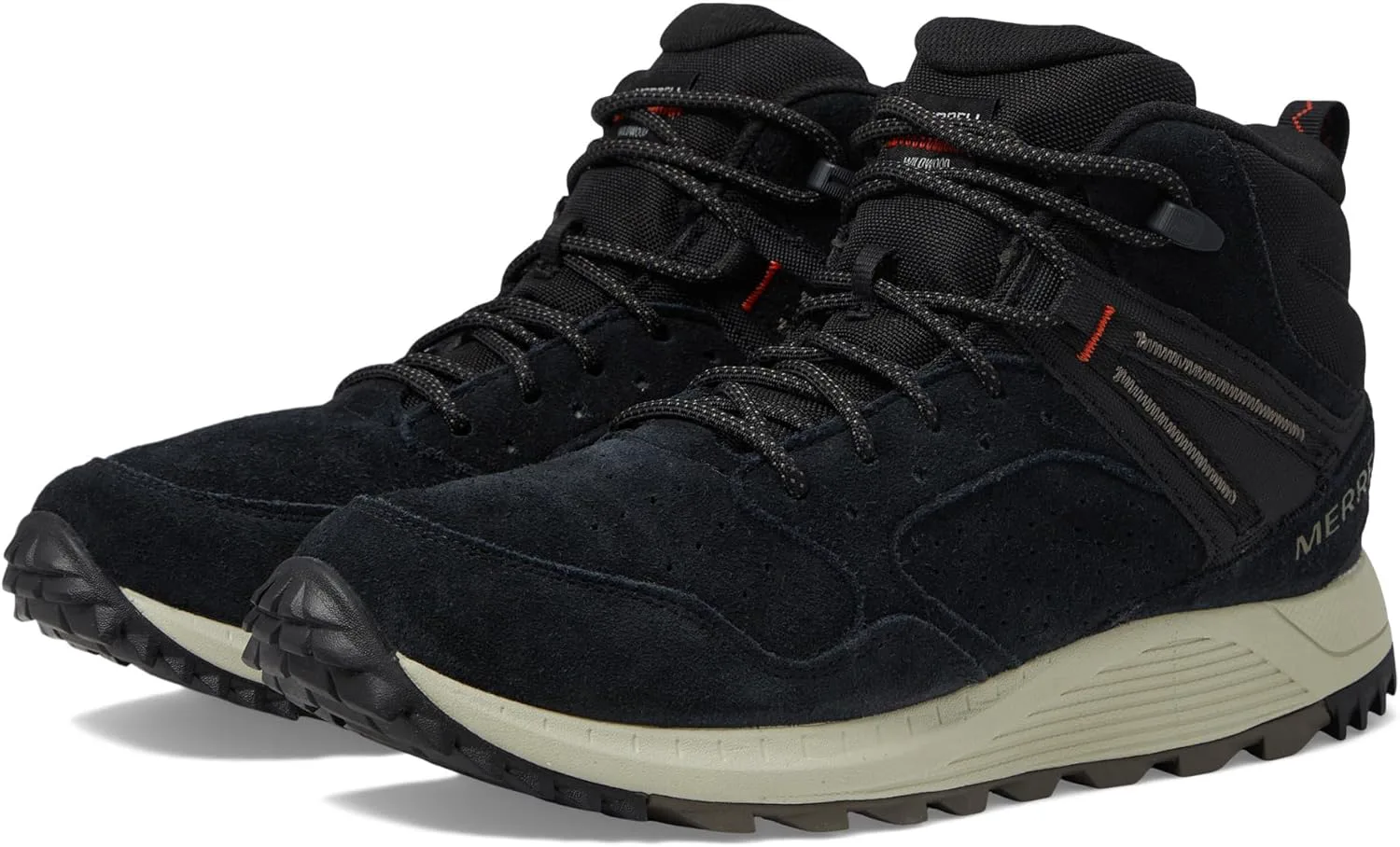 Мужские водонепроницаемые кожаные ботинки Merrell Wildwood Mid, черный
Мужские водонепроницаемые кожаные ботинки Merrell Wildwood Mid, черный