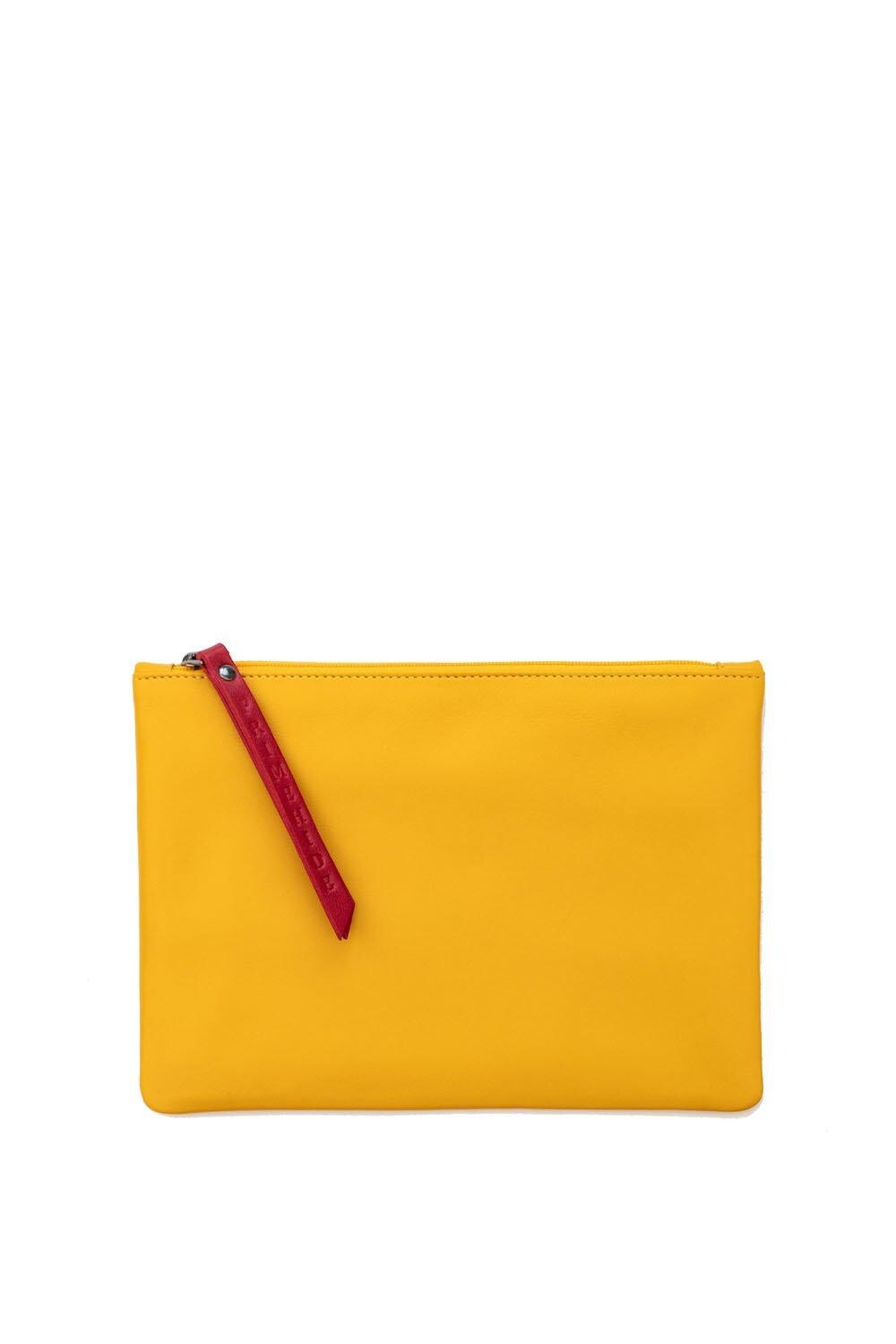 Кожаный клатч «Cosmetic» среднего размера на молнии PRIMEHIDE, желтый
Кожаный клатч «Cosmetic» среднего размера на молнии PRIMEHIDE, желтый