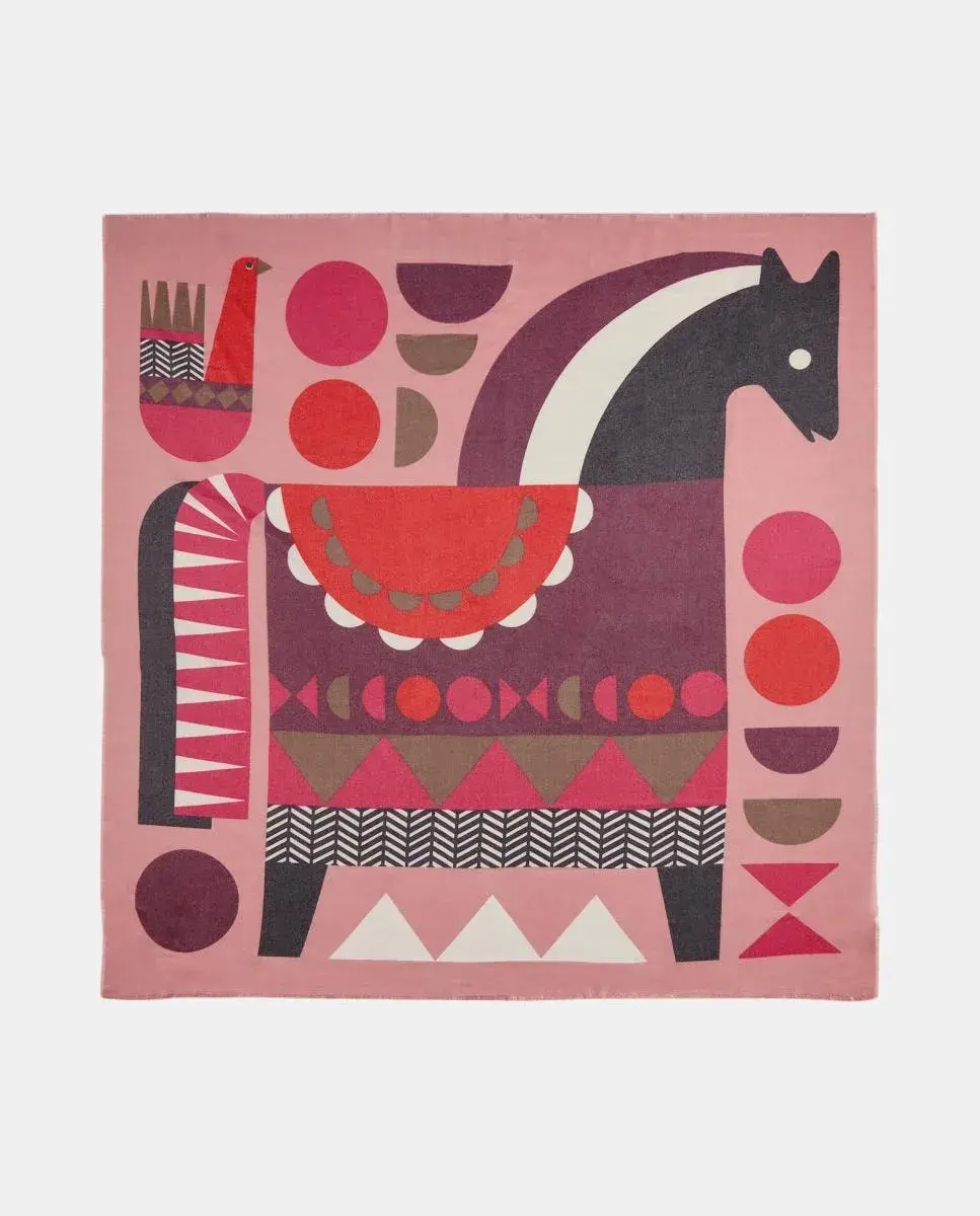 Большой квадратный платок с узором Codello, розовый
Большой квадратный платок с узором Codello, розовый