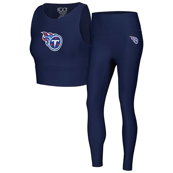 Женский комплект леггинсы и бра midi Tennessee Titans в темно-синем цвете Kadi Brand
Женский комплект леггинсы и бра midi Tennessee Titans в темно-синем цвете Kadi Brand