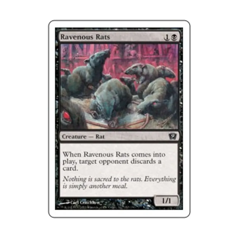 CCG Хищные крысы (С), MTG - 9th Edition
CCG Хищные крысы (С), MTG - 9th Edition