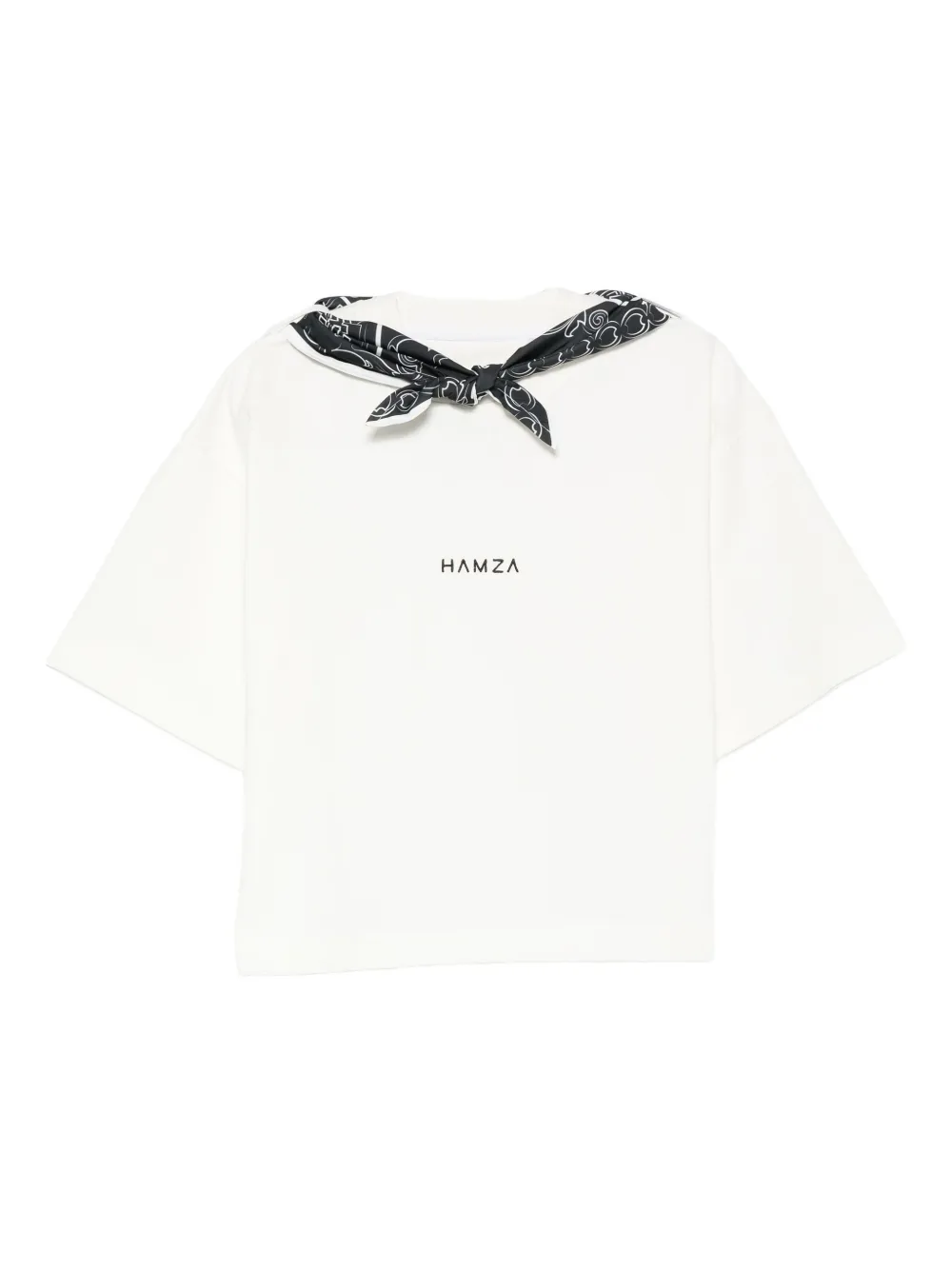 Топ с вырезом-банданой HAMZA, белый
Топ с вырезом-банданой HAMZA, белый