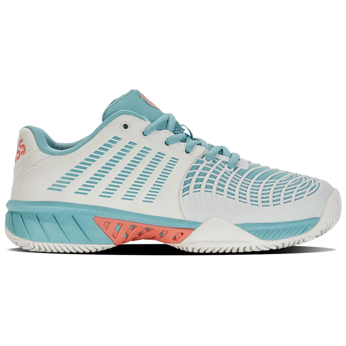 Женская обувь для тенниса и падела EXPRESS LIGHT 3 HB K· Швейцарский K-Swiss, белый/бирюзовый
Женская обувь для тенниса и падела EXPRESS LIGHT 3 HB K· Швейцарский K-Swiss, белый/бирюзовый