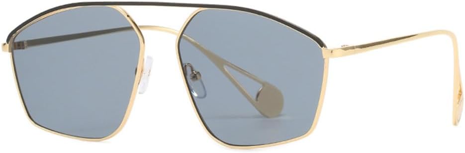 Ретро-солнцезащитные очки неправильной формы из металла для женщин, прозрачные линзы цвета океана, мужские солнцезащитные очки синего и желтого цвета для защиты от УФ-излучения UV400 generic, Gray
Ретро-солнцезащитные очки неправильной формы из металла для женщин, прозрачные линзы цвета океана, мужские солнцезащитные очки синего и желтого цвета для защиты от УФ-излучения UV400 generic, Gray