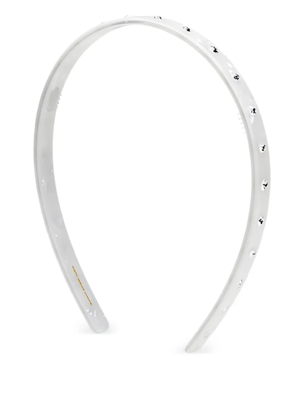 Ободок с кристаллами Maison Michel, белый
Ободок с кристаллами Maison Michel, белый