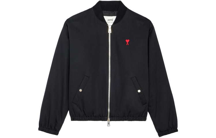 Ами Пари Ami De Coeur Бомбер на молнии AMIPARIS, черный
Ами Пари Ami De Coeur Бомбер на молнии AMIPARIS, черный