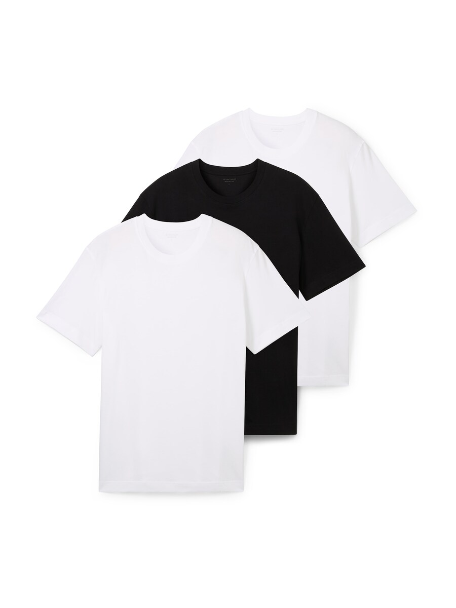 Рубашка TOM TAILOR, черный/белый
Рубашка TOM TAILOR, черный/белый