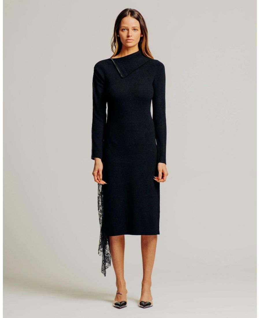 Женское платье Летиции TORN BY RONNY KOBO, Black
Женское платье Летиции TORN BY RONNY KOBO, Black