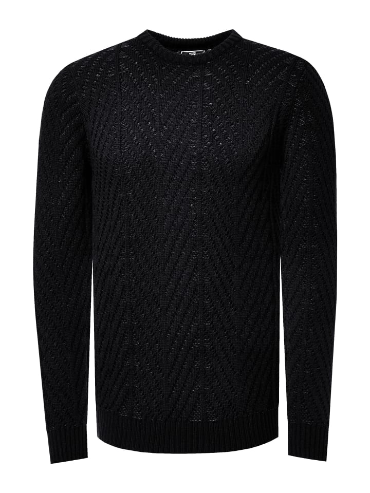 Черный свитер крупной вязки с круглым вырезом Rusty Neal
Черный свитер крупной вязки с круглым вырезом Rusty Neal