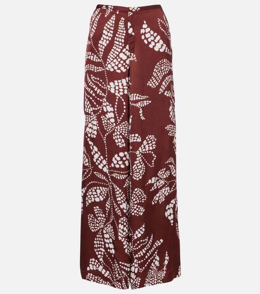 Широкие брюки с принтом Poupette St Barth, Brown White Austral
Широкие брюки с принтом Poupette St Barth, Brown White Austral