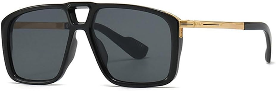 Мужские солнцезащитные очки в стиле ретро с двойной перемычкой, защита от УФ-излучения UV400, модные женские солнцезащитные очки с заклепками и градиентным переходом цвета HHZZYVY, Black Gray
Мужские солнцезащитные очки в стиле ретро с двойной перемычкой, защита от УФ-излучения UV400, модные женские солнцезащитные очки с заклепками и градиентным переходом цвета HHZZYVY, Black Gray