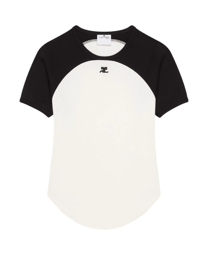 Футболка с контрастными круглыми элементами Courrã¨Ges, белый
Футболка с контрастными круглыми элементами Courrã¨Ges, белый