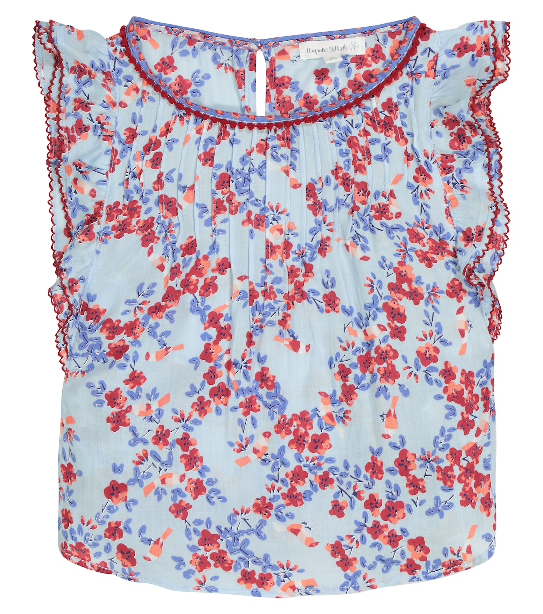 Топ с цветочным принтом янтаря Poupette St Barth Kids, Blue Kookoo Bird
Топ с цветочным принтом янтаря Poupette St Barth Kids, Blue Kookoo Bird