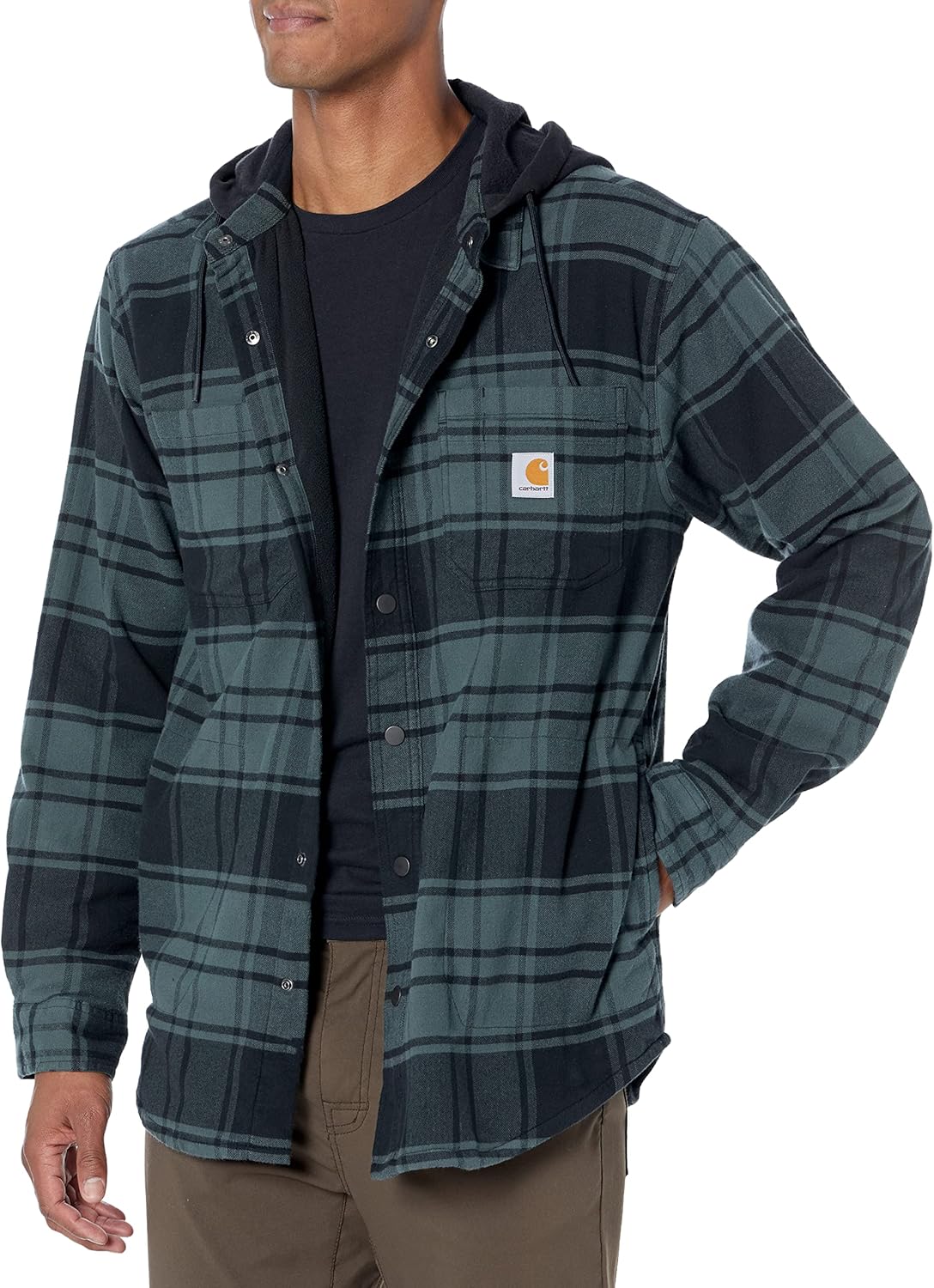 Carhartt мужская 105621 утепленная флисом рубашка с капюшоном в расслабленном крое Rugged Flex, Elm
Carhartt мужская 105621 утепленная флисом рубашка с капюшоном в расслабленном крое Rugged Flex, Elm