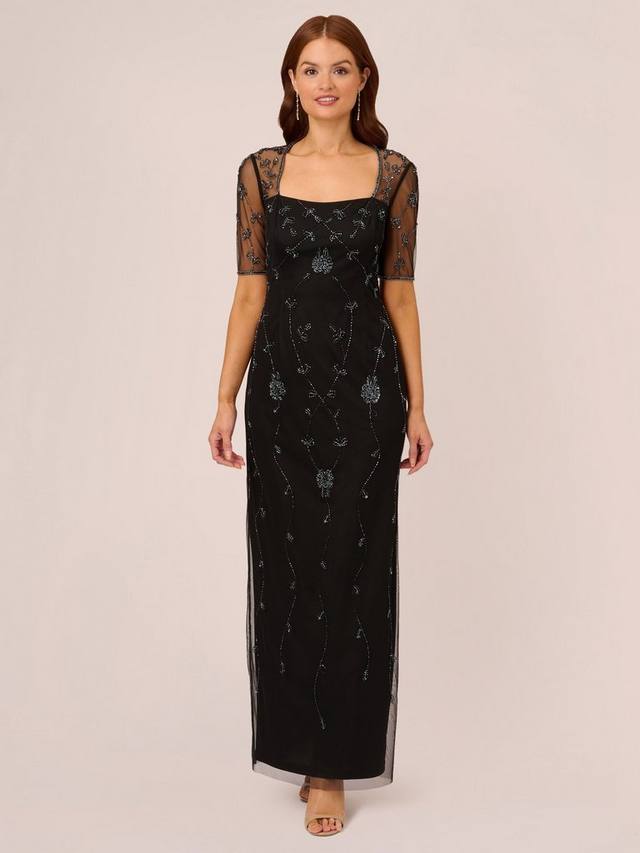 Платье Adrianna с ажурной сетчатой отделкой Adrianna Papell, Black/Gunmetal
Платье Adrianna с ажурной сетчатой отделкой Adrianna Papell, Black/Gunmetal