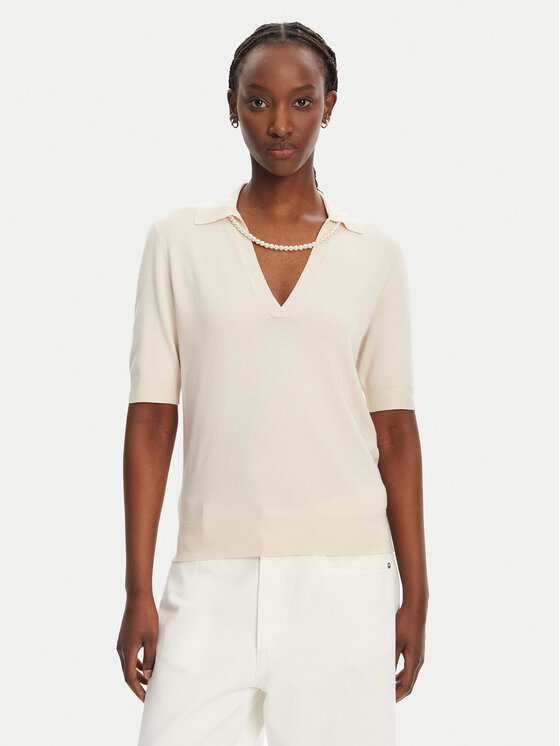 Свитер обычного кроя WA5222 MS49I Liu Jo, бежевый 
Свитер обычного кроя WA5222 MS49I Liu Jo, бежевый