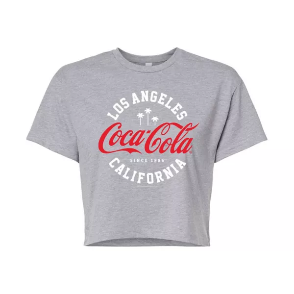 Футболка с принтом «Кока-кола Лос-Анджелес» от Juniors Licensed Character, серый 
Футболка с принтом «Кока-кола Лос-Анджелес» от Juniors Licensed Character, серый