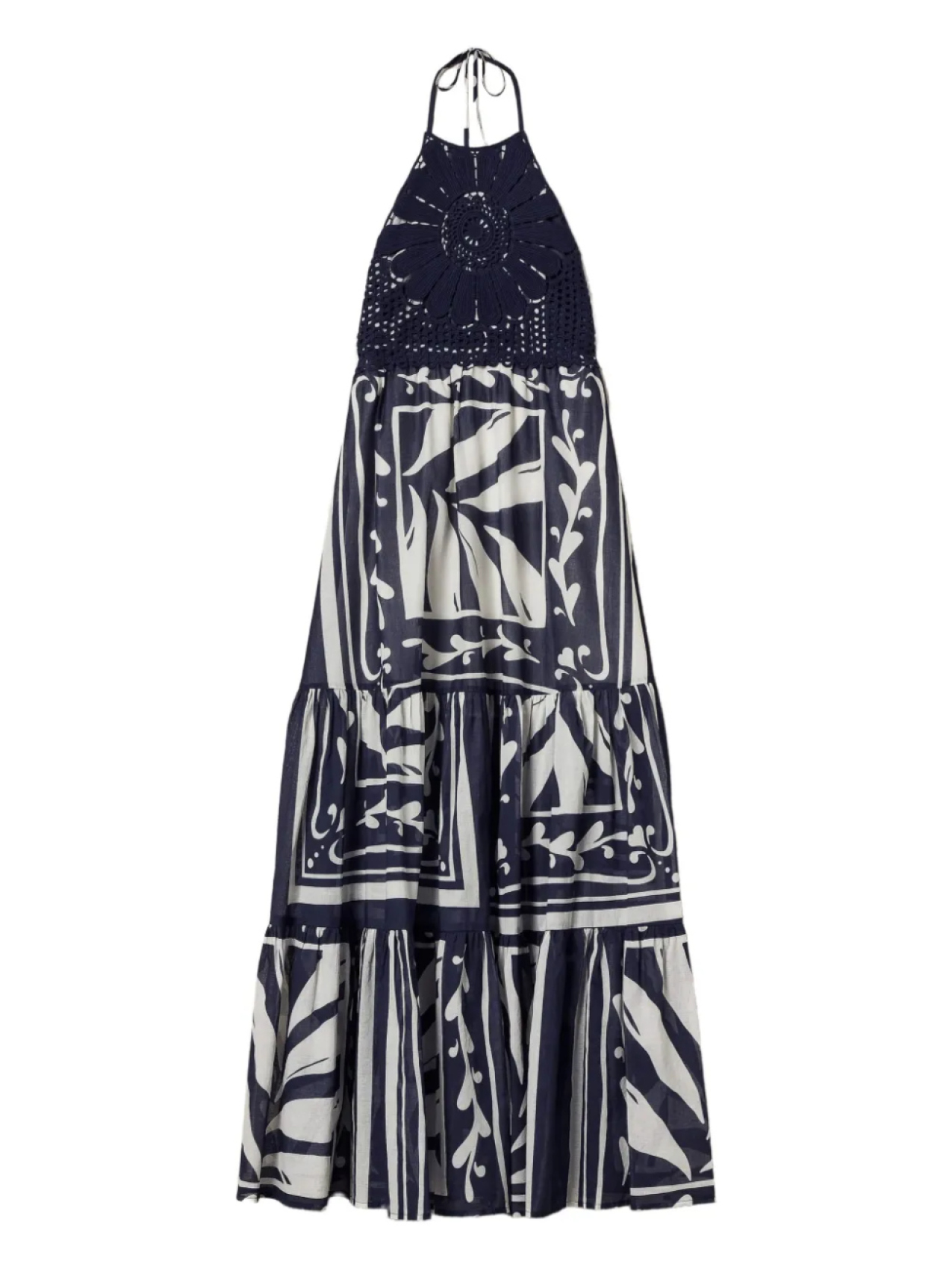 Длинное платье TWINSET с вышивкой и халтерне, синий
Длинное платье TWINSET с вышивкой и халтерне, синий