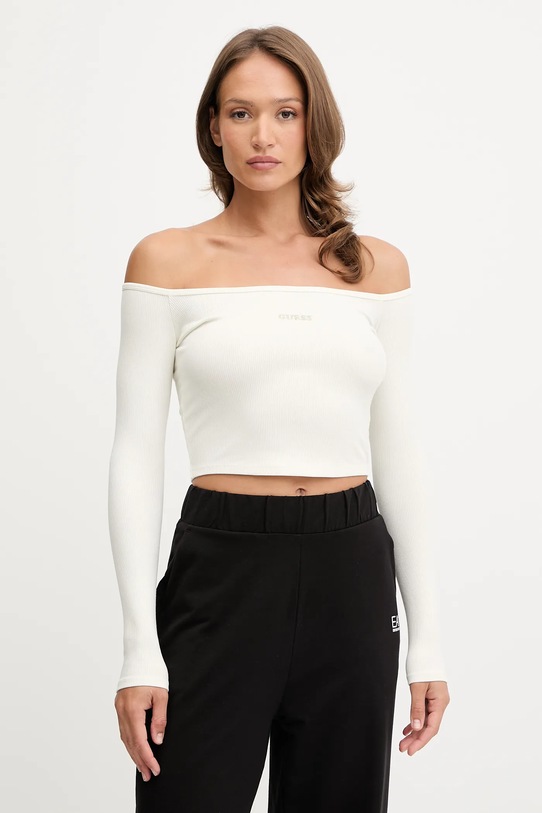 Лонгслив CARLA Guess, бежевый 
Лонгслив CARLA Guess, бежевый