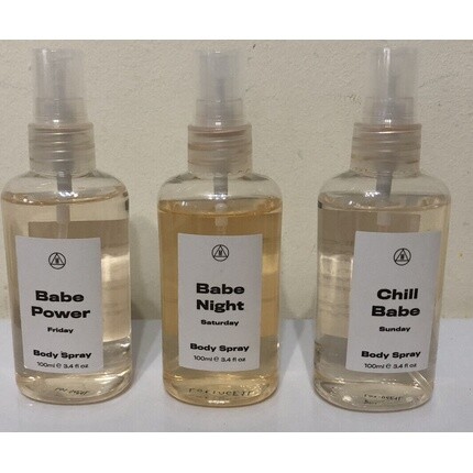 Спрей для тела Missguided Babe Power Chill Babe Babe Night, 100 мл каждый, Miss Guided
Спрей для тела Missguided Babe Power Chill Babe Babe Night, 100 мл каждый, Miss Guided