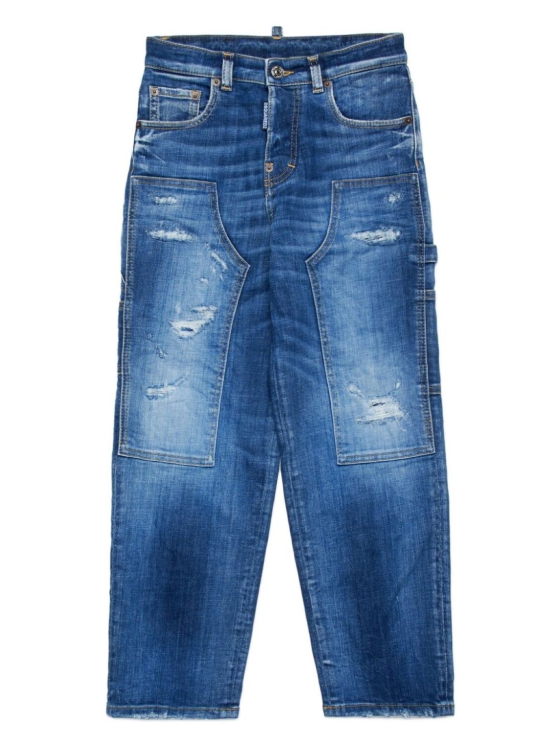 DSQUARED2 KIDS джинсы с эффектом потертости, синий
DSQUARED2 KIDS джинсы с эффектом потертости, синий