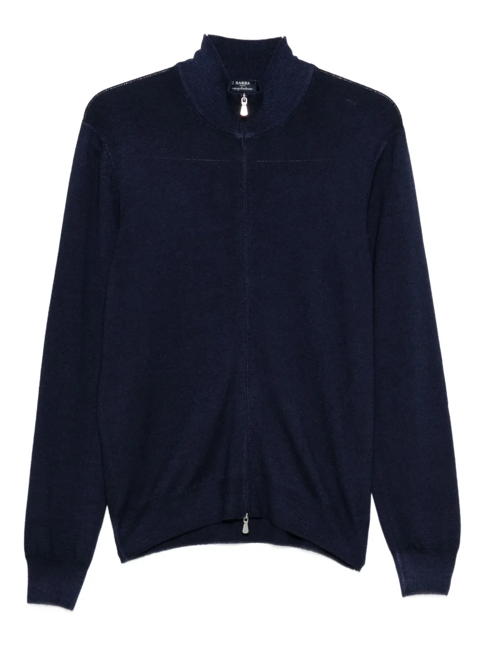 Шерстяной свитер с застежкой-молнией на вороте Barba, синий
Шерстяной свитер с застежкой-молнией на вороте Barba, синий