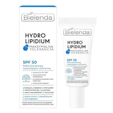 Hydro Lipid Barrier Cream SPF50 Увлажняющий и защитный 30 мл Белый Assorted
Hydro Lipid Barrier Cream SPF50 Увлажняющий и защитный 30 мл Белый Assorted