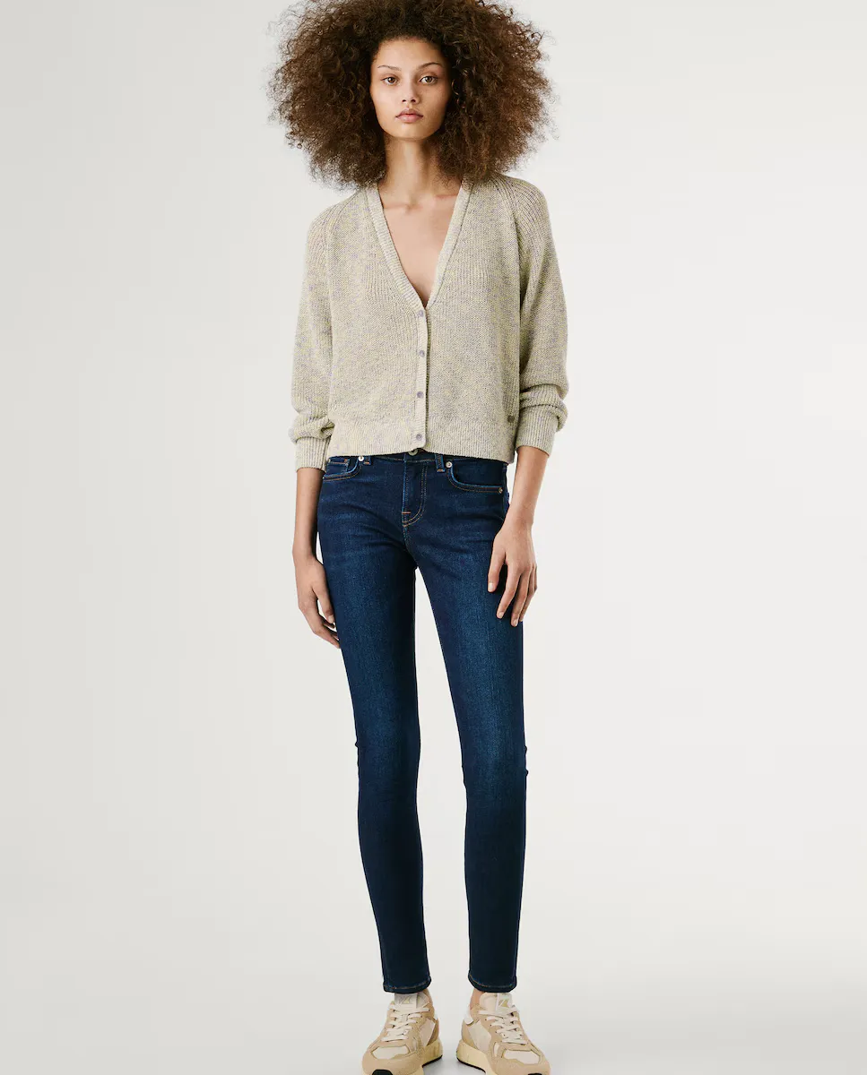 Женские узкие джинсы Vaquero с низкой посадкой из эластичной ткани Pepe Jeans, синий
Женские узкие джинсы Vaquero с низкой посадкой из эластичной ткани Pepe Jeans, синий