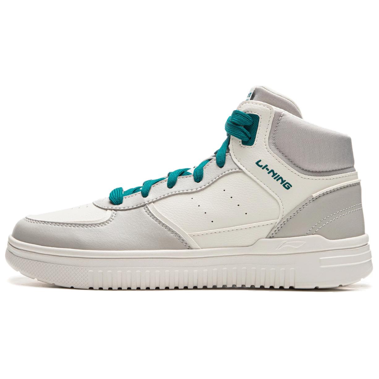 LINING ЛиНинг Цинъюнь противоскользящие износостойкие дышащие высокие скейтборд кроссовки мужские бело-серые Mist White/Antarctic Gray, цвет Mist White/Antarctic Gray 
LINING ЛиНинг Цинъюнь противоскользящие износостойкие дышащие высокие скейтборд кроссовки мужские бело-серые Mist White/Antarctic Gray, цвет Mist White/Antarctic Gray