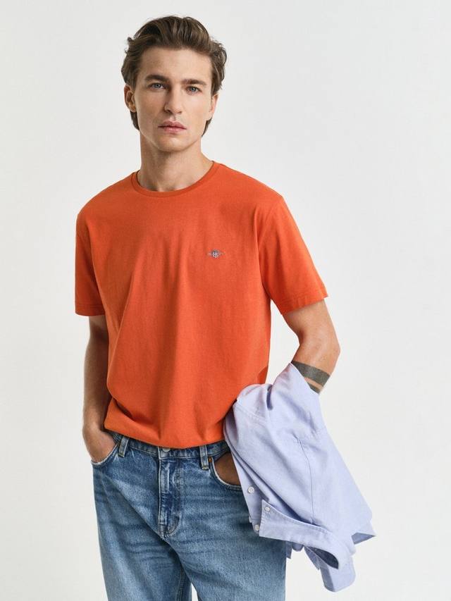 Футболка Cotton Shield с логотипом GANT, Deep Orange
Футболка Cotton Shield с логотипом GANT, Deep Orange
