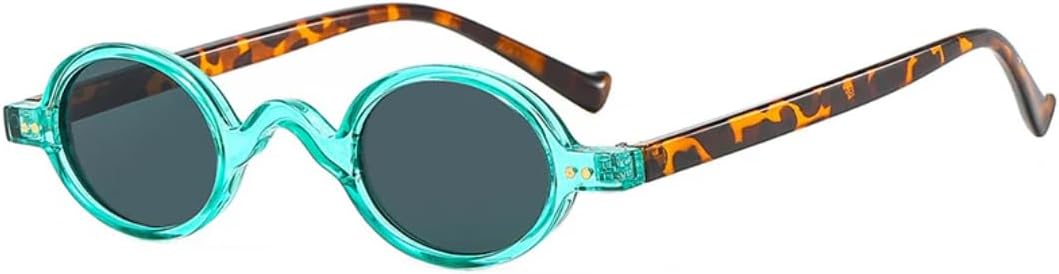 Ретро овальные солнцезащитные очки с заклепками для женщин, модные очки в стиле стимпанк, маленькая оправа для мужчин, очки с защитой от УФ-излучения UV400 VVTWSSW, Leopard Green Gray
Ретро овальные солнцезащитные очки с заклепками для женщин, модные очки в стиле стимпанк, маленькая оправа для мужчин, очки с защитой от УФ-излучения UV400 VVTWSSW, Leopard Green Gray