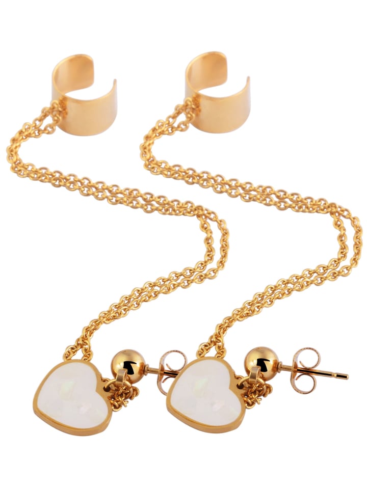 Adeliás Женские серьги - серьги-гвоздики из нержавеющей стали в золотом исполнении
Adeliás Женские серьги - серьги-гвоздики из нержавеющей стали в золотом исполнении