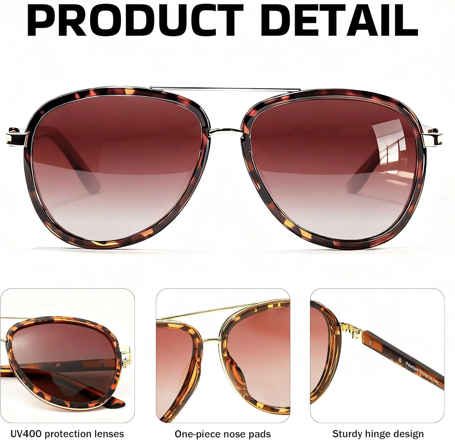 Поляризованные солнцезащитные очки-авиаторы SIPHEW для женщин и мужчин - защита от УФ-излучения UV400, классический стиль с оправой TR90, A03-tea Aviator Sunglasses
Поляризованные солнцезащитные очки-авиаторы SIPHEW для женщин и мужчин - защита от УФ-излучения UV400, классический стиль с оправой TR90, A03-tea Aviator Sunglasses