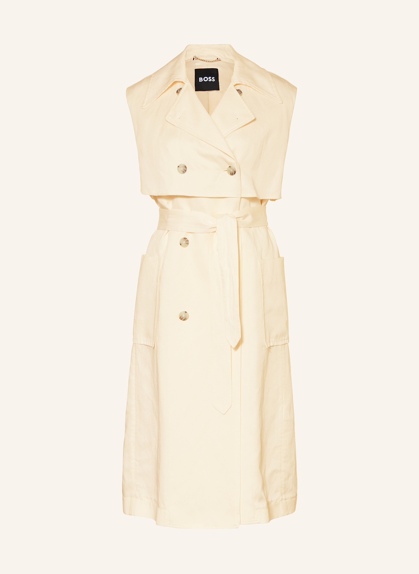 Платье-Футляр Cifasia со льном Boss, экрю
Платье-Футляр Cifasia со льном Boss, экрю