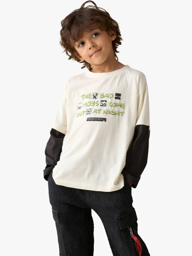 Детская хлопковая футболка с логотипом Minecraft Angel & Rocket, White
Детская хлопковая футболка с логотипом Minecraft Angel & Rocket, White