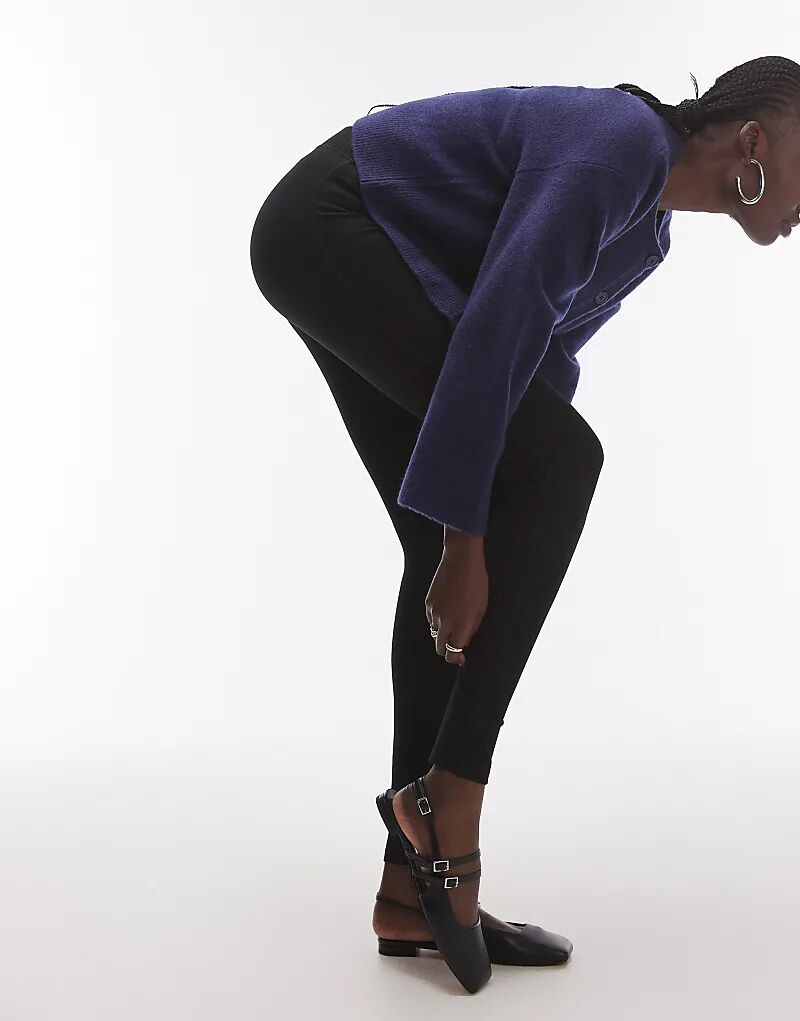 Леггинсы плотной длины черного цвета Topshop
Леггинсы плотной длины черного цвета Topshop