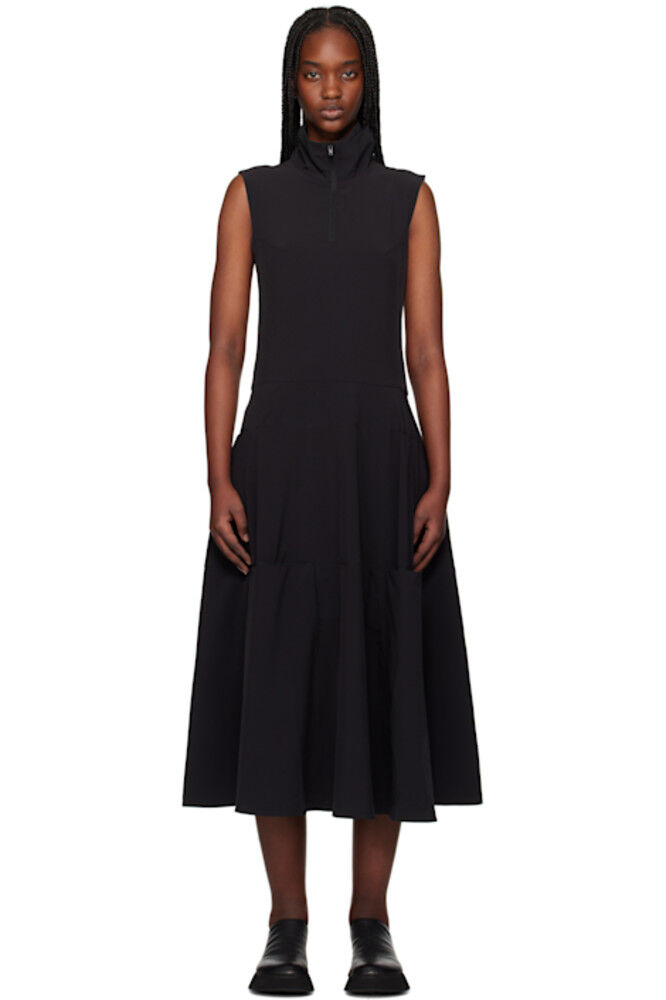 Черное платье миди с полумолнией Y-3
Черное платье миди с полумолнией Y-3