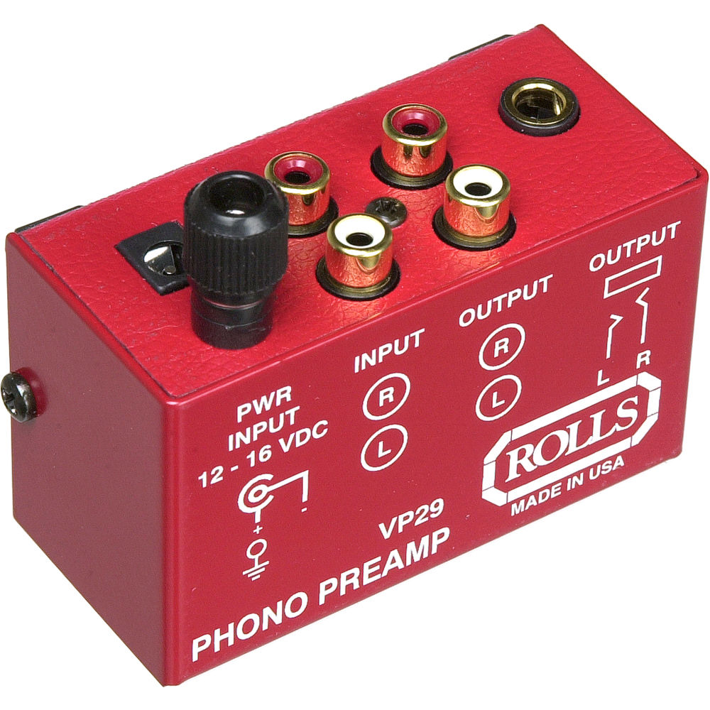Фоно-предусилитель Rolls VP29 Phono Preamp VP29
Фоно-предусилитель Rolls VP29 Phono Preamp VP29