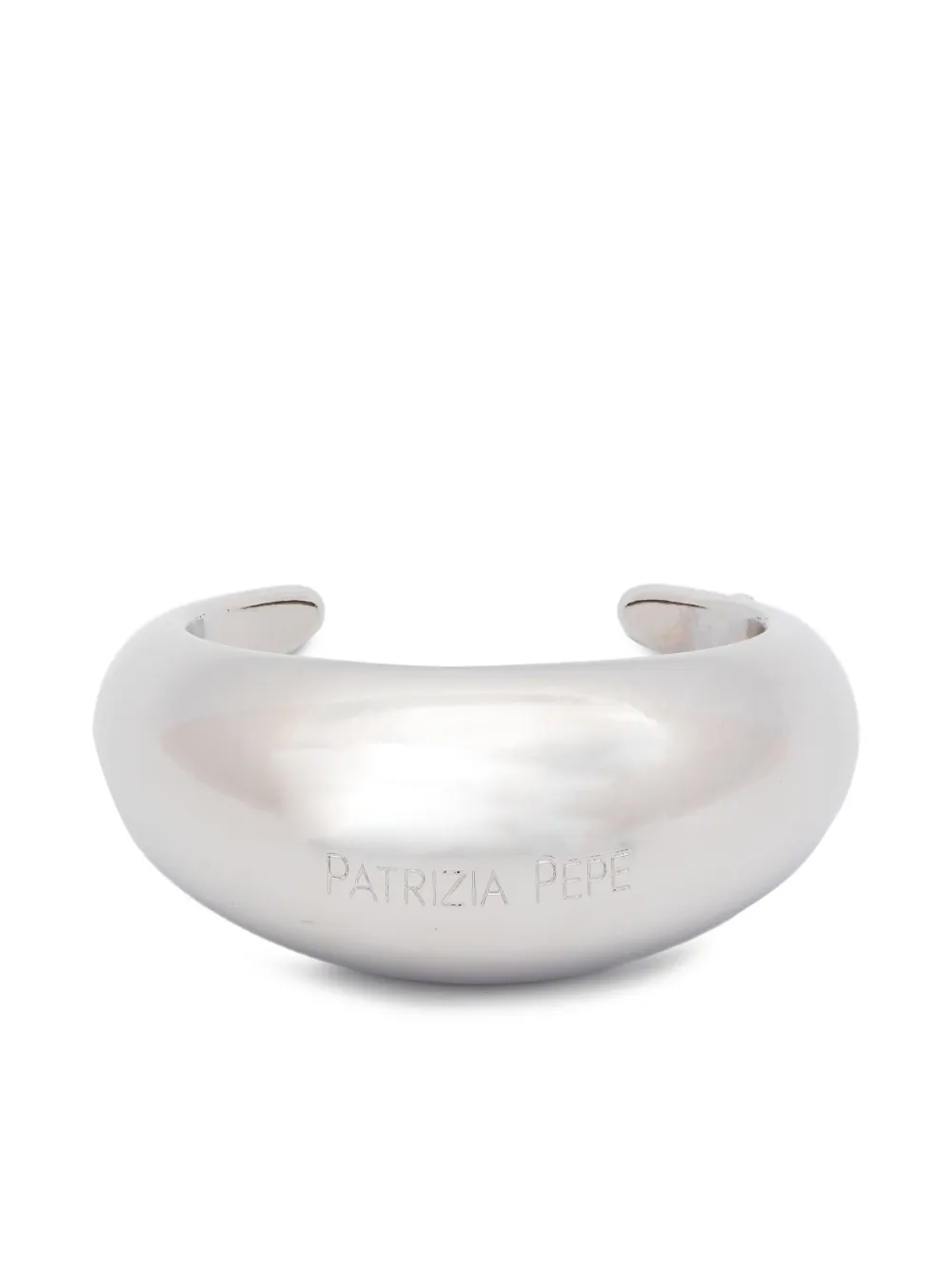 Браслет-кафф с логотипом Patrizia Pepe, серебристый
Браслет-кафф с логотипом Patrizia Pepe, серебристый