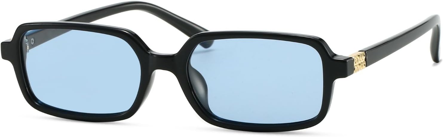 Солнцезащитные очки Freckles Mark Retro с поляризованными линзами, прямоугольной формы, для женщин и мужчин, модные солнцезащитные очки в классическом стиле 70-х FM1227, Blue Tint / Black Frame
Солнцезащитные очки Freckles Mark Retro с поляризованными линзами, прямоугольной формы, для женщин и мужчин, модные солнцезащитные очки в классическом стиле 70-х FM1227, Blue Tint / Black Frame