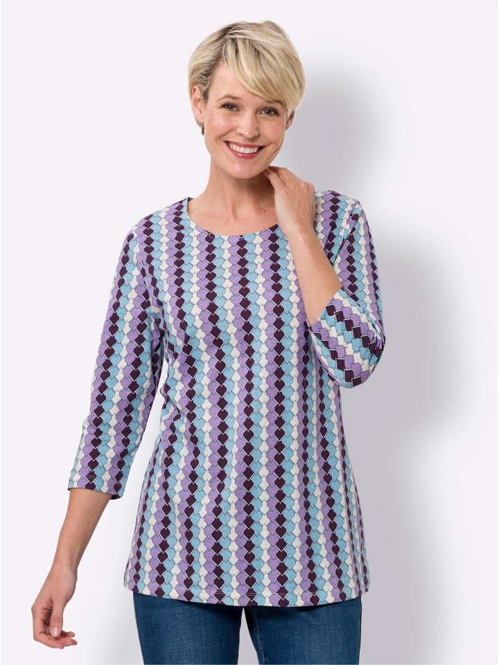 Рубашка с рукавами 3/4 с лавандово-аквамариновым принтом WITT WEIDEN
Рубашка с рукавами 3/4 с лавандово-аквамариновым принтом WITT WEIDEN