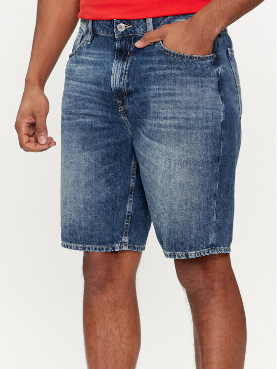 Джинсовые шорты стандартного кроя Guess, синий
Джинсовые шорты стандартного кроя Guess, синий
